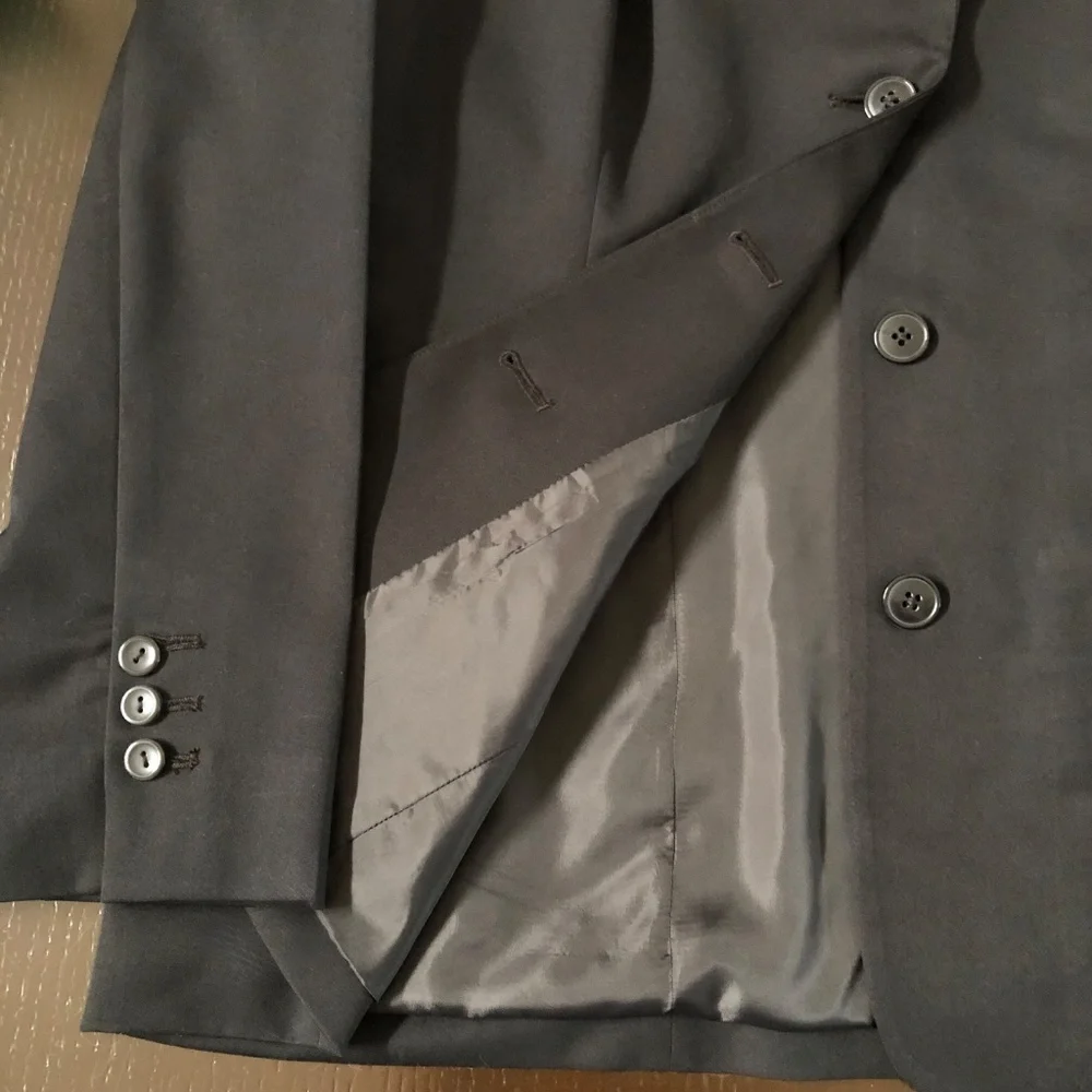 Chico's, Womens Blazer, Size 2 = 12, EUC, Black - Picture 6 of 6